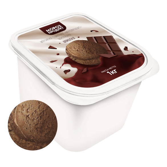 «MOROZPRODUCT» chocolate cream in ditches «MOROZPRODUCT» chocolate cream in ditches